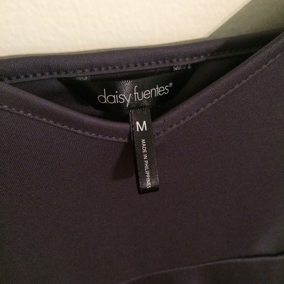 Daisy Fuentes Charcoal Slip Dress - Picture 3 of 5